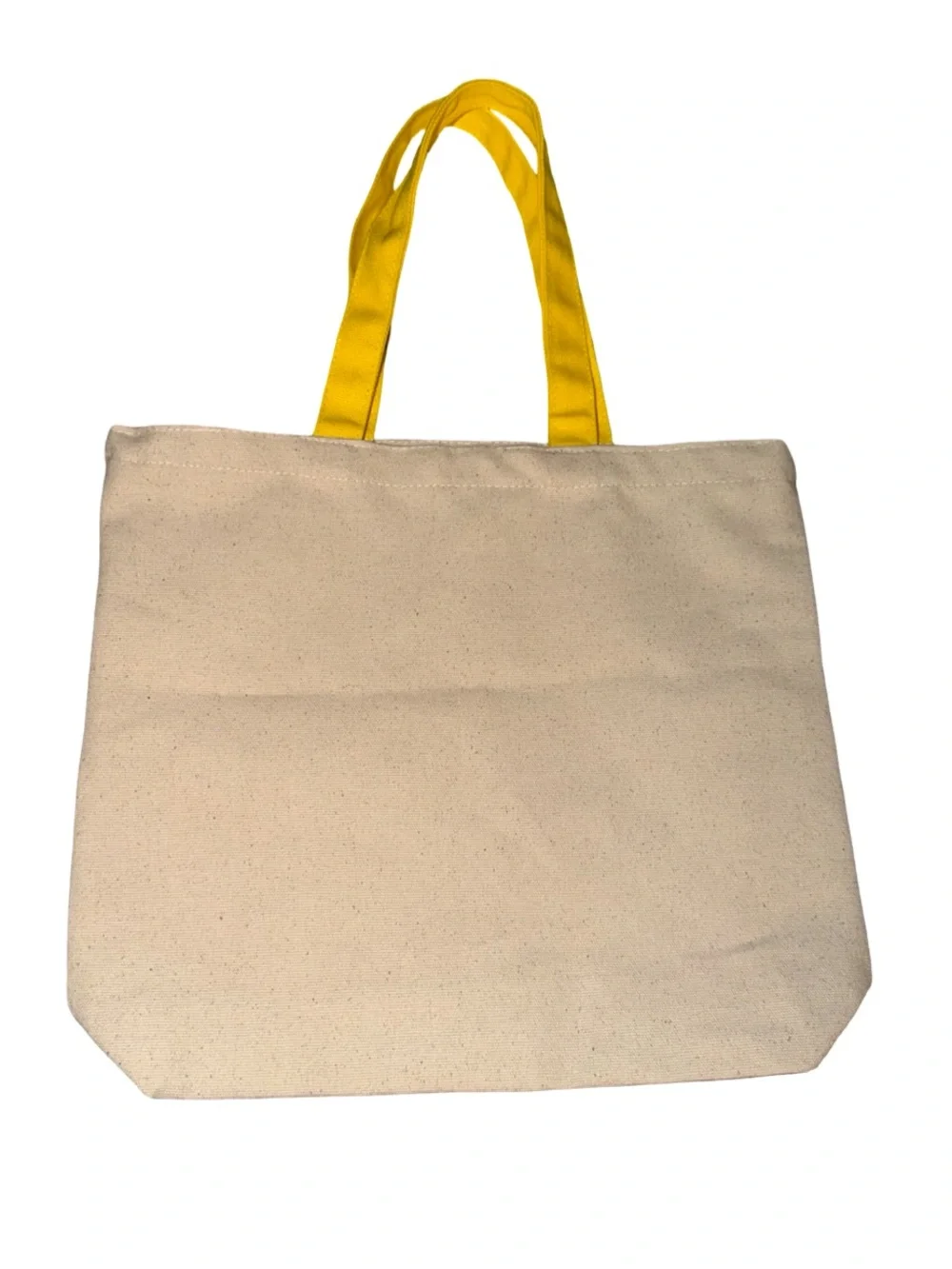Beekman 1802 Canvas GOAT Bag Beige Yellow Kindness Tote Shopper